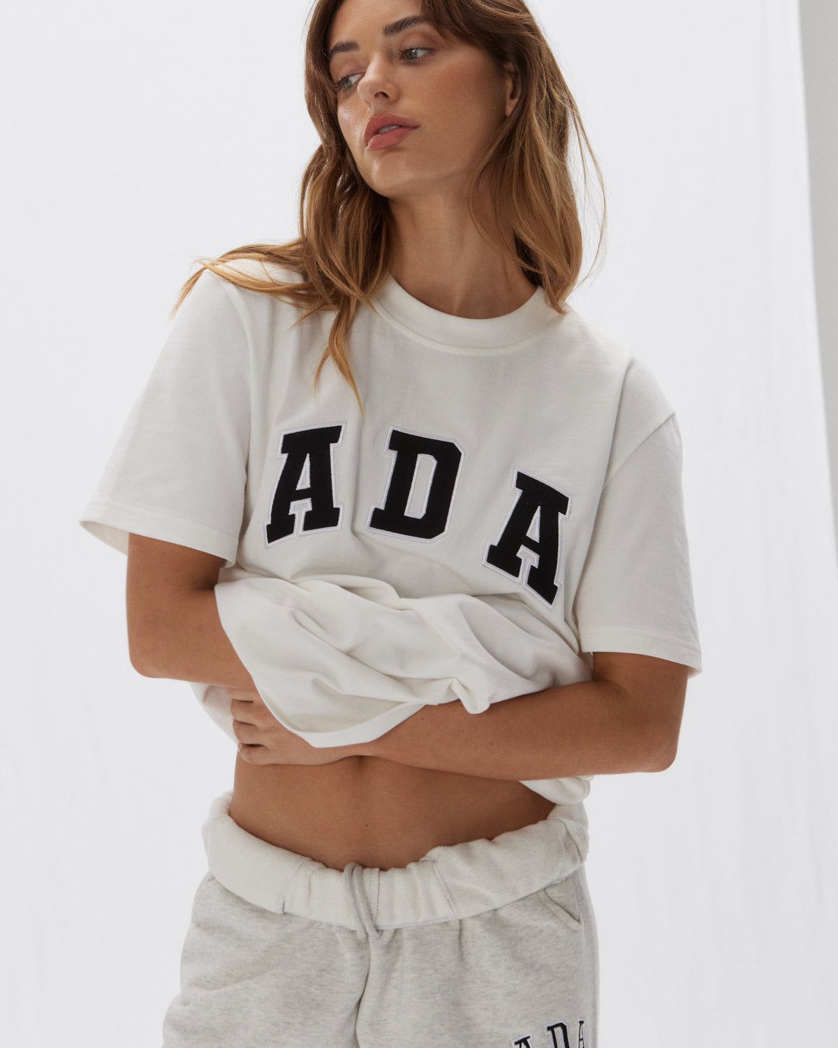 Adanola ADA Short Sleeve Oversized T-shirt Weiß | 04OEWLSAJ