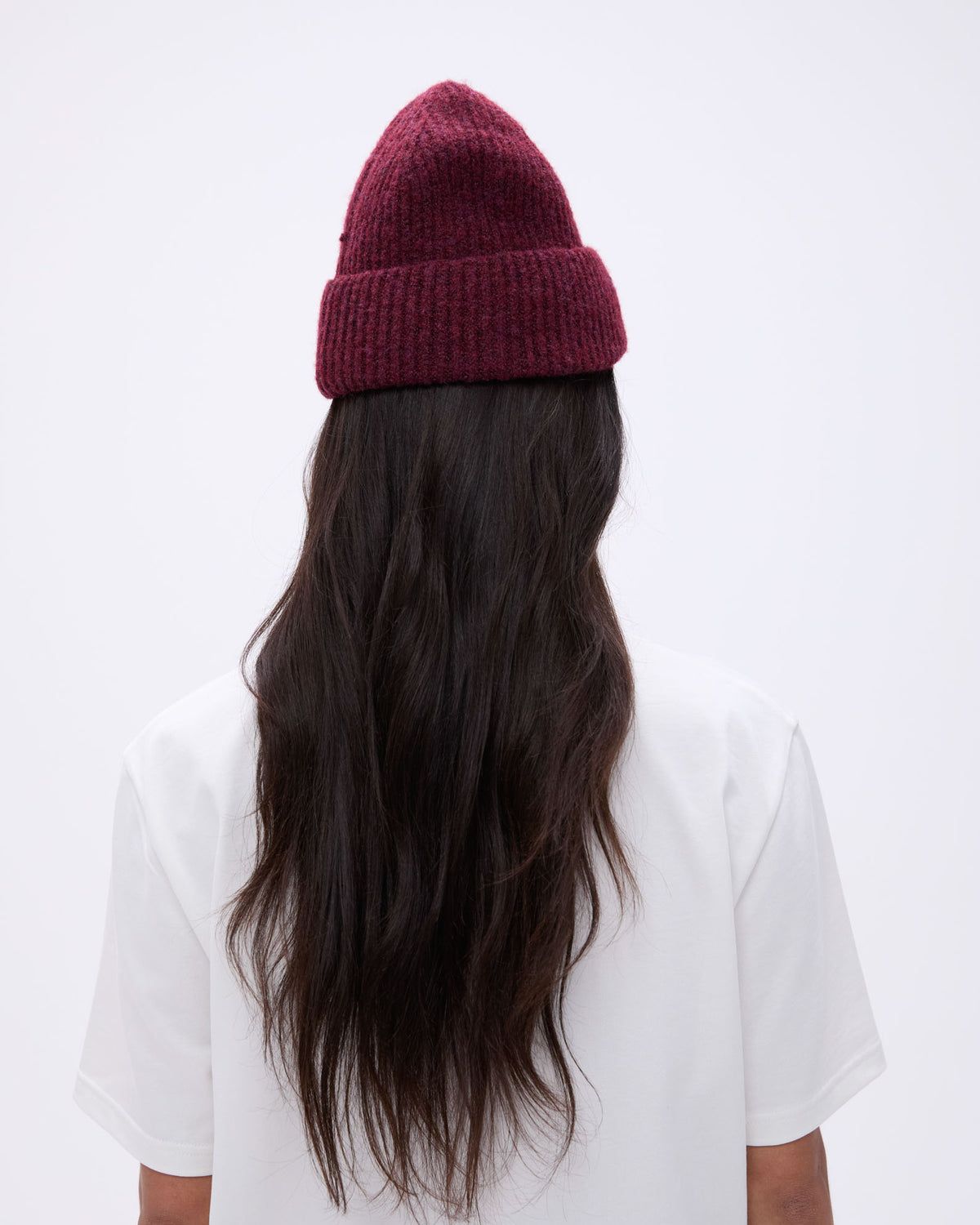 Adanola Knit Beanie Dunkelrosa | 12TVWXOMR