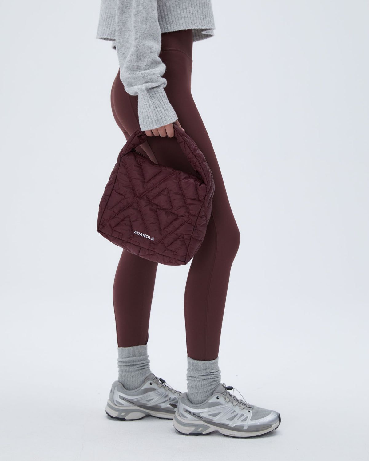 Adanola Quilted Mini Bag Bordeaux | 89LEZTUBN