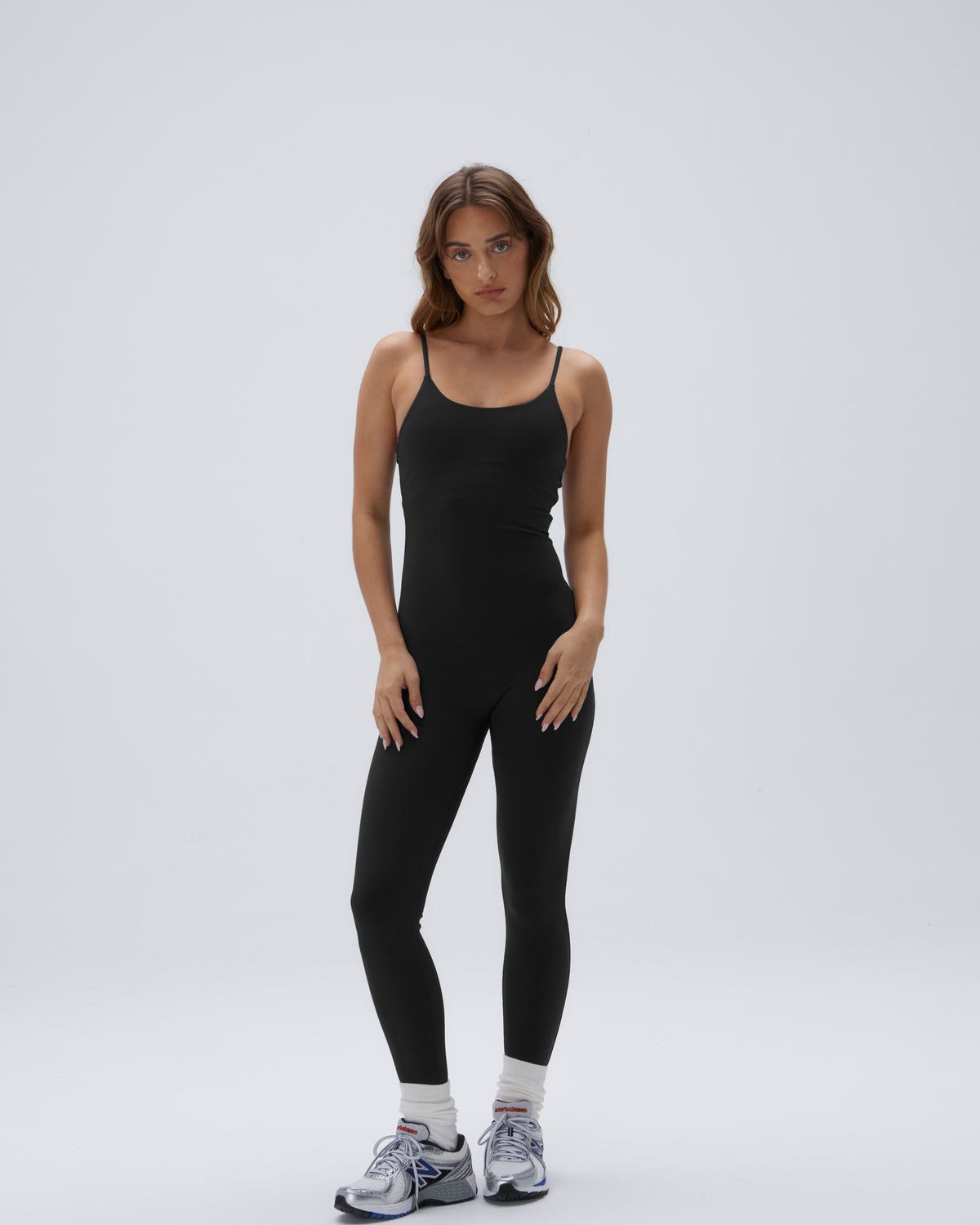 Adanola Ultimate Strappy Full Length Unitard Schwarz | 17DQRUMEH