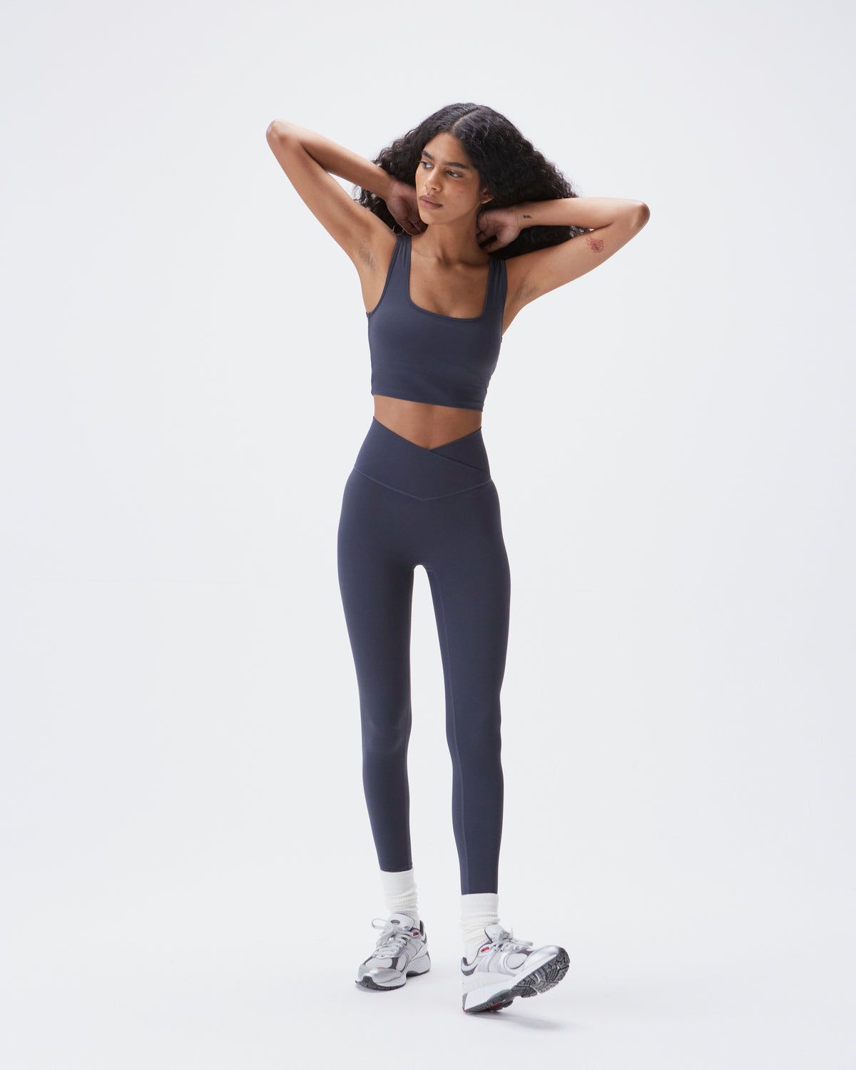 Adanola Ultimate Wrap Over Leggings Blau | 26QSJDCNU
